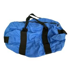 Vintage Academy Broadway Mini Duffle Sports Bag Blue Black 17" Sport Gym Active